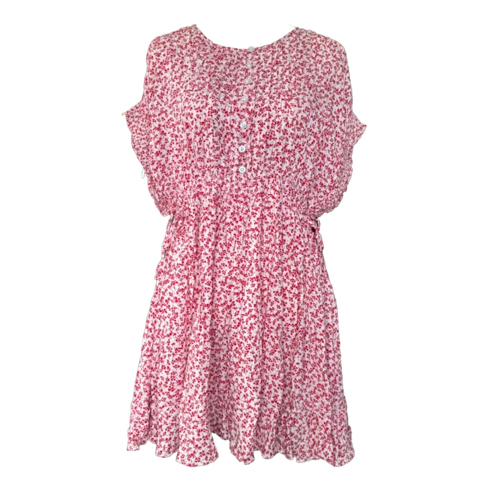 Free People Floral Tunic Blouse